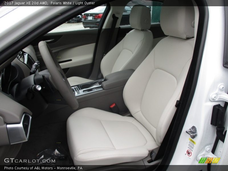 Polaris White / Light Oyster 2017 Jaguar XE 20d AWD