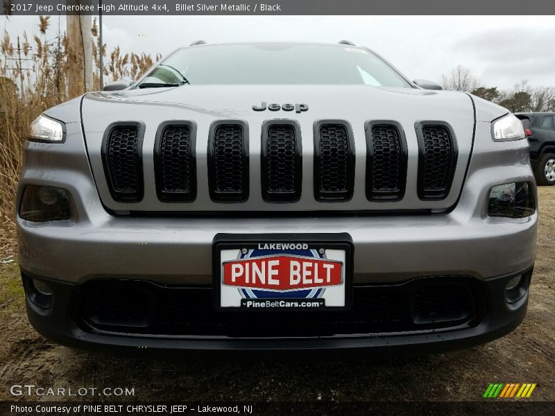 Billet Silver Metallic / Black 2017 Jeep Cherokee High Altitude 4x4