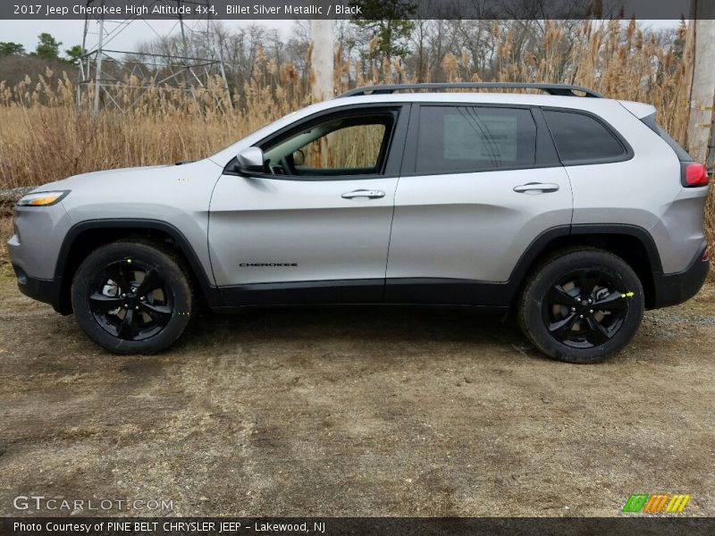 Billet Silver Metallic / Black 2017 Jeep Cherokee High Altitude 4x4