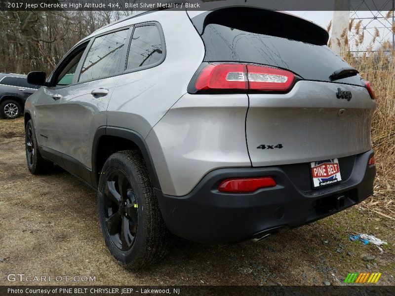 Billet Silver Metallic / Black 2017 Jeep Cherokee High Altitude 4x4