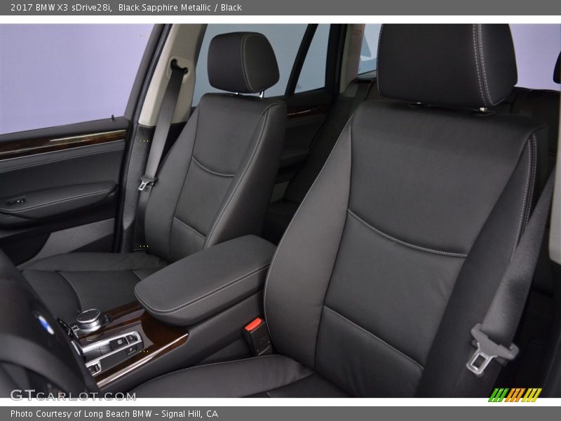 Black Sapphire Metallic / Black 2017 BMW X3 sDrive28i