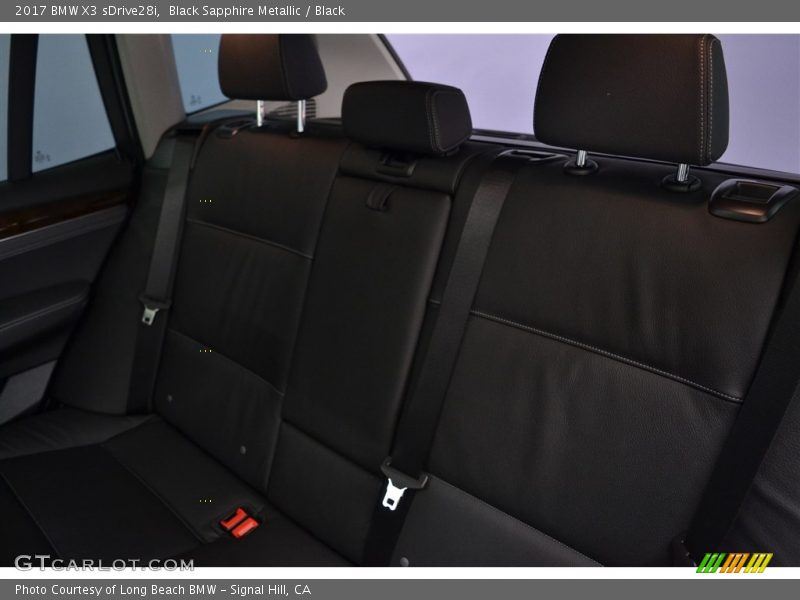 Black Sapphire Metallic / Black 2017 BMW X3 sDrive28i