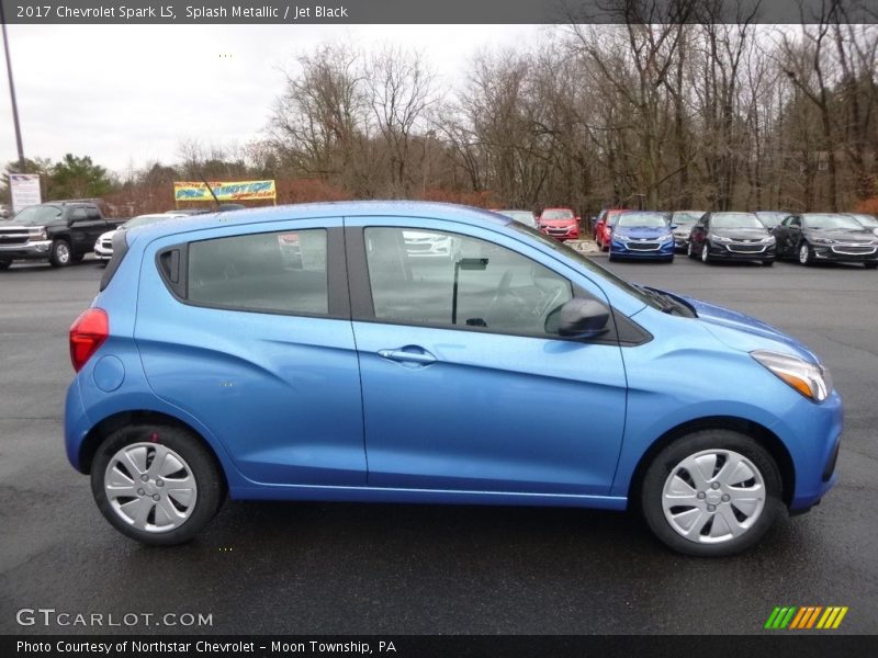 Splash Metallic / Jet Black 2017 Chevrolet Spark LS