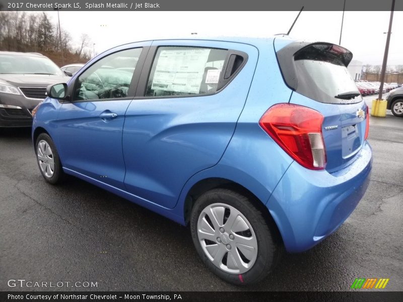 Splash Metallic / Jet Black 2017 Chevrolet Spark LS
