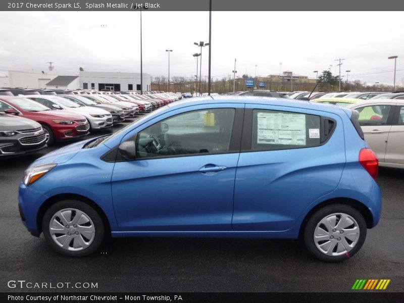 Splash Metallic / Jet Black 2017 Chevrolet Spark LS