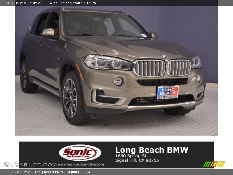 Atlas Cedar Metallic / Terra 2017 BMW X5 sDrive35i