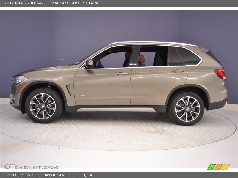 Atlas Cedar Metallic / Terra 2017 BMW X5 sDrive35i