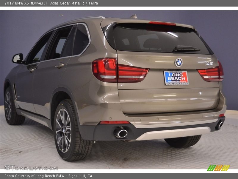 Atlas Cedar Metallic / Terra 2017 BMW X5 sDrive35i