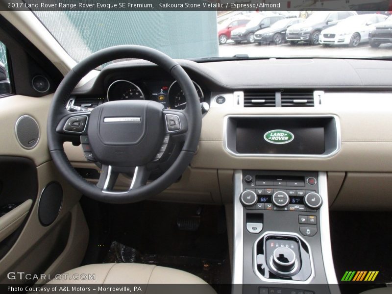 Kaikoura Stone Metallic / Espresso/Almond 2017 Land Rover Range Rover Evoque SE Premium