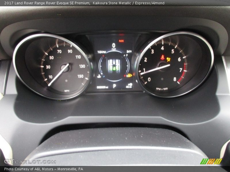 Kaikoura Stone Metallic / Espresso/Almond 2017 Land Rover Range Rover Evoque SE Premium