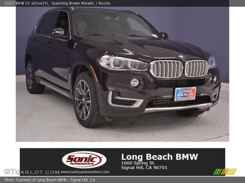 Sparkling Brown Metallic / Mocha 2017 BMW X5 sDrive35i