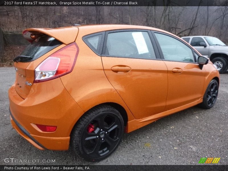  2017 Fiesta ST Hatchback Orange Spice Metallic Tri-Coat
