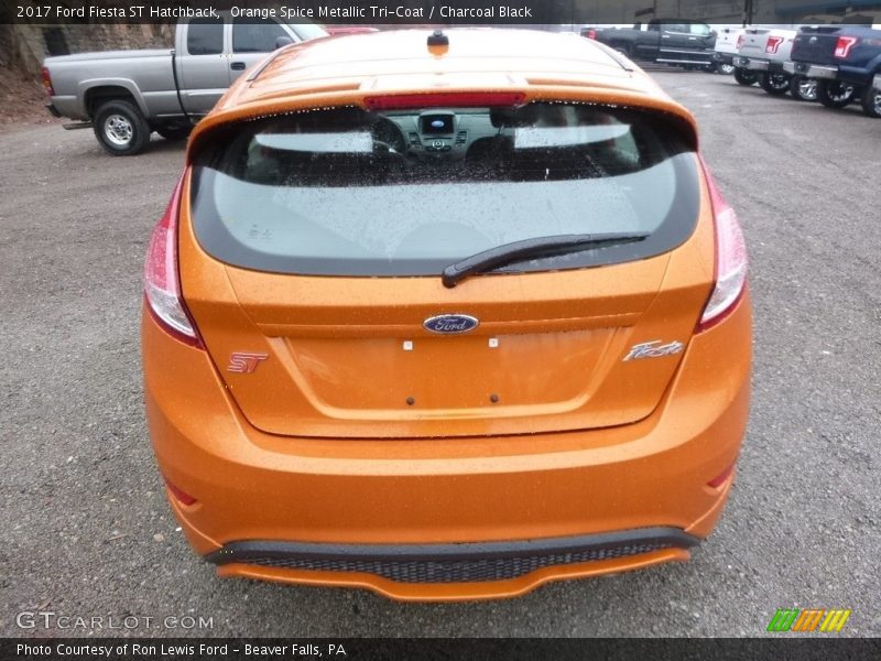 Orange Spice Metallic Tri-Coat / Charcoal Black 2017 Ford Fiesta ST Hatchback