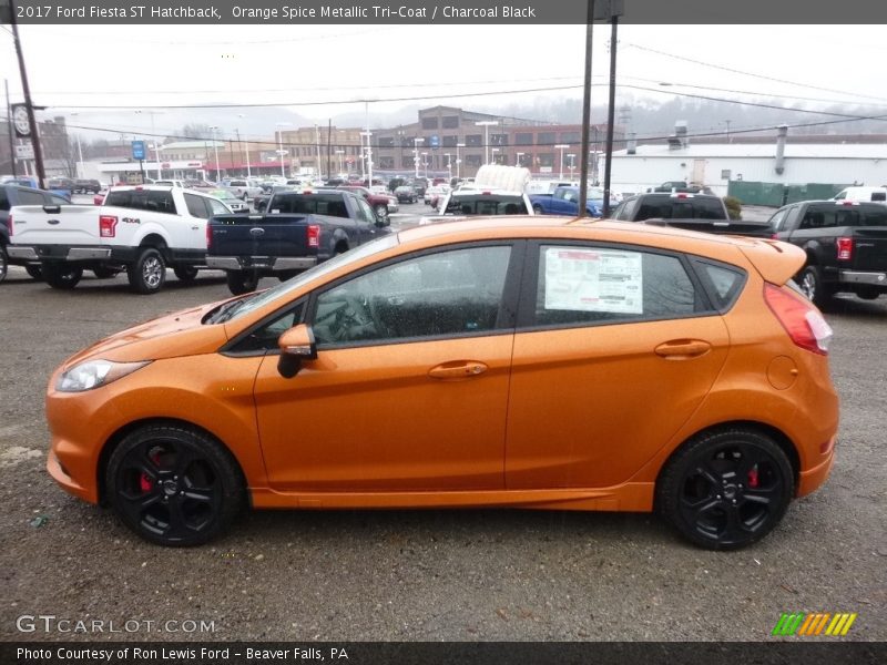  2017 Fiesta ST Hatchback Orange Spice Metallic Tri-Coat