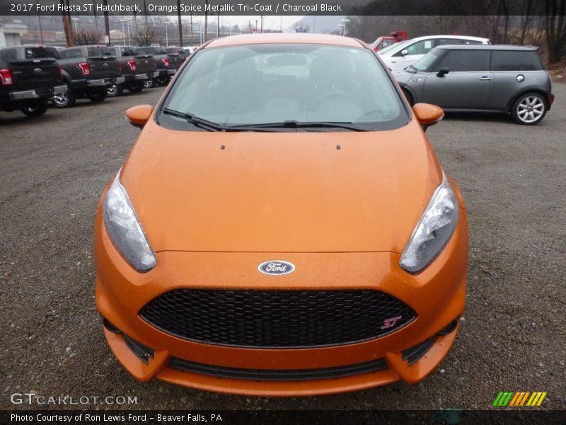  2017 Fiesta ST Hatchback Orange Spice Metallic Tri-Coat