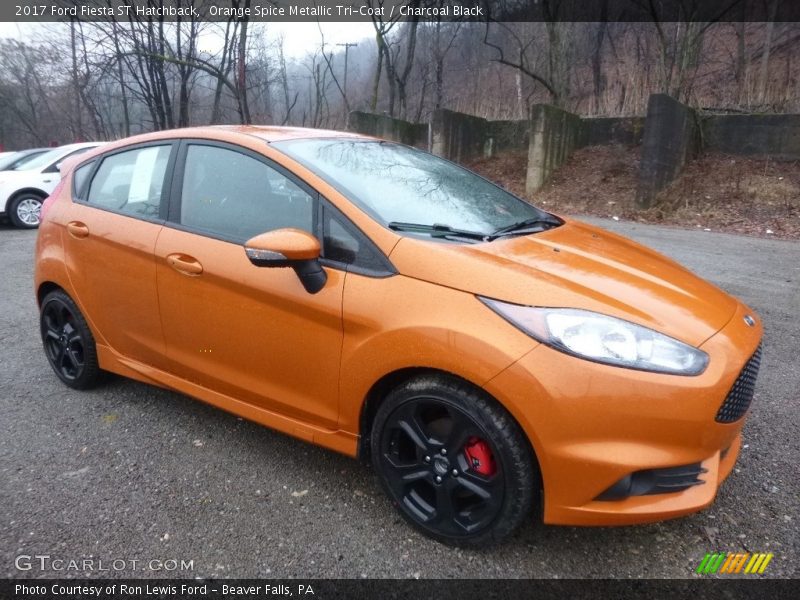  2017 Fiesta ST Hatchback Orange Spice Metallic Tri-Coat