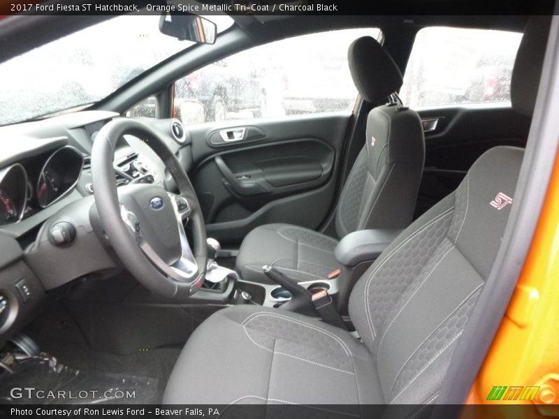  2017 Fiesta ST Hatchback Charcoal Black Interior