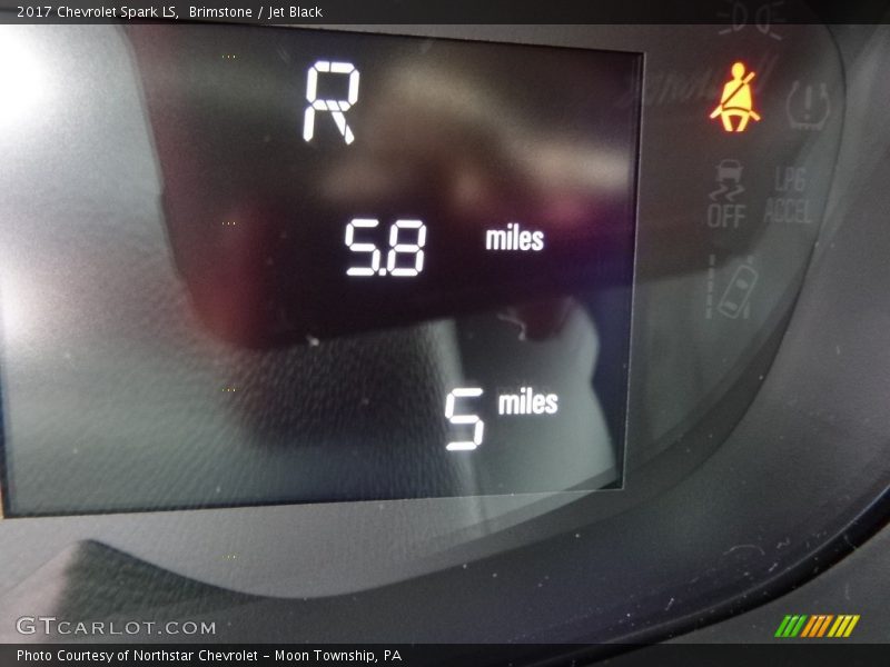 Brimstone / Jet Black 2017 Chevrolet Spark LS