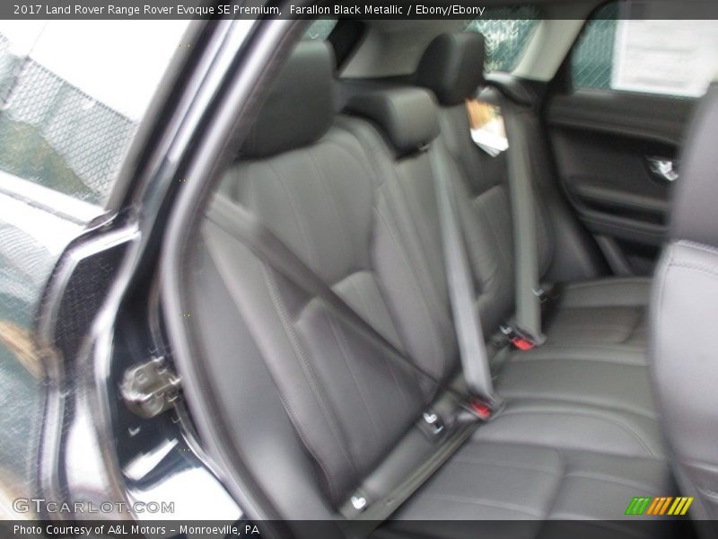 Farallon Black Metallic / Ebony/Ebony 2017 Land Rover Range Rover Evoque SE Premium