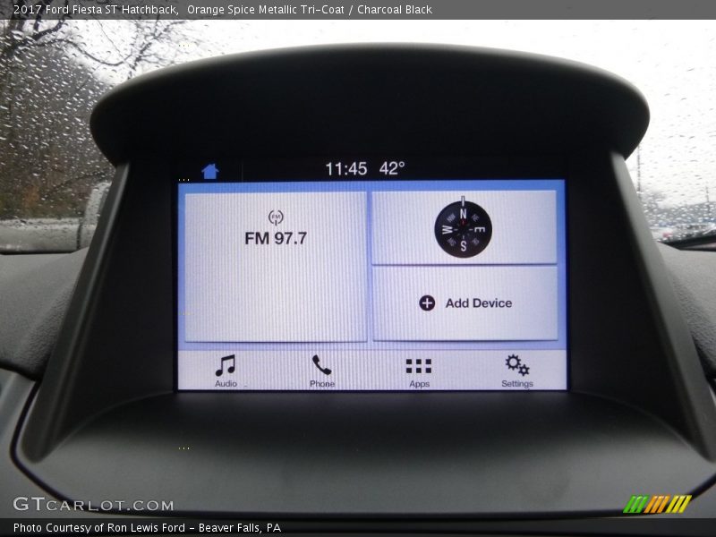 Controls of 2017 Fiesta ST Hatchback
