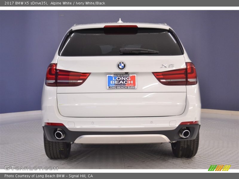 Alpine White / Ivory White/Black 2017 BMW X5 sDrive35i