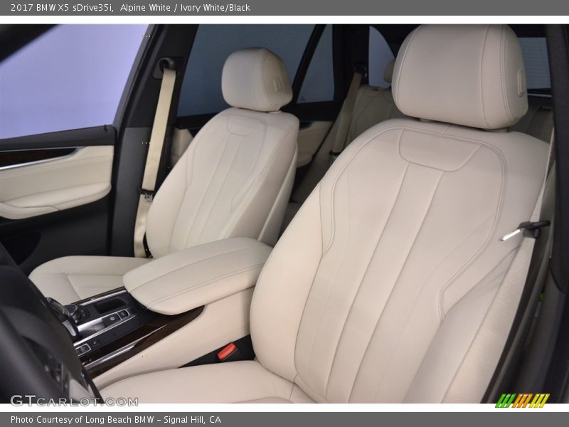 Alpine White / Ivory White/Black 2017 BMW X5 sDrive35i