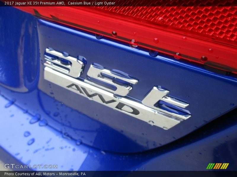 Caesium Blue / Light Oyster 2017 Jaguar XE 35t Premium AWD