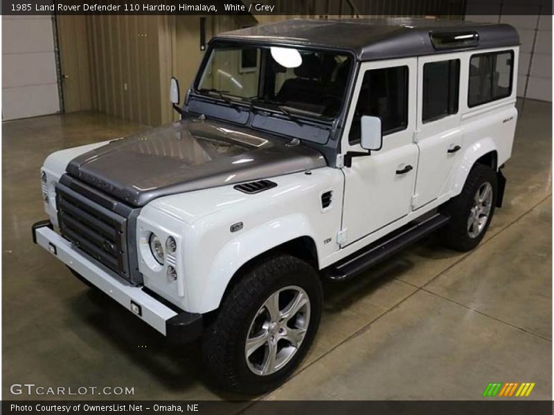 Front 3/4 View of 1985 Defender 110 Hardtop Himalaya
