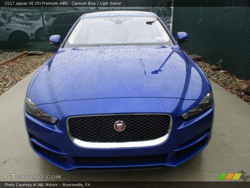 Caesium Blue / Light Oyster 2017 Jaguar XE 35t Premium AWD