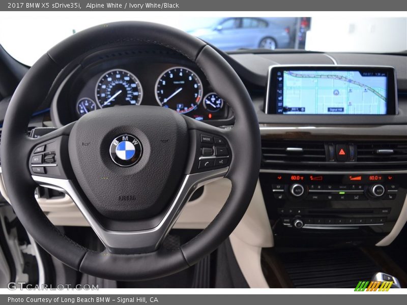 Alpine White / Ivory White/Black 2017 BMW X5 sDrive35i
