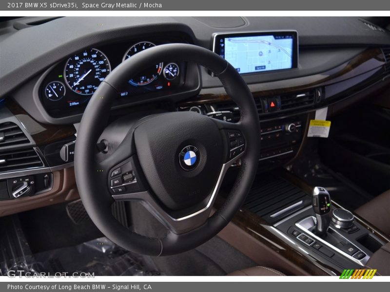 Space Gray Metallic / Mocha 2017 BMW X5 sDrive35i