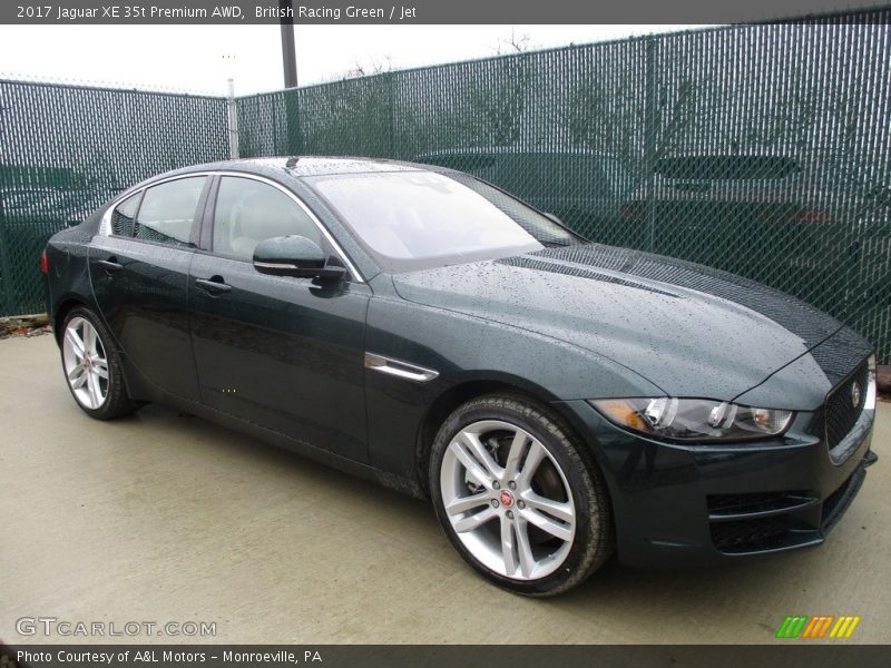 British Racing Green / Jet 2017 Jaguar XE 35t Premium AWD
