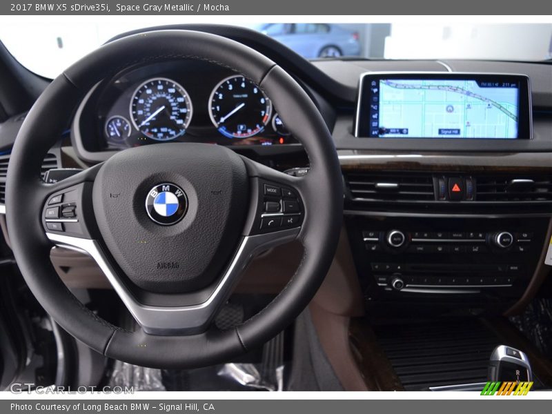 Space Gray Metallic / Mocha 2017 BMW X5 sDrive35i