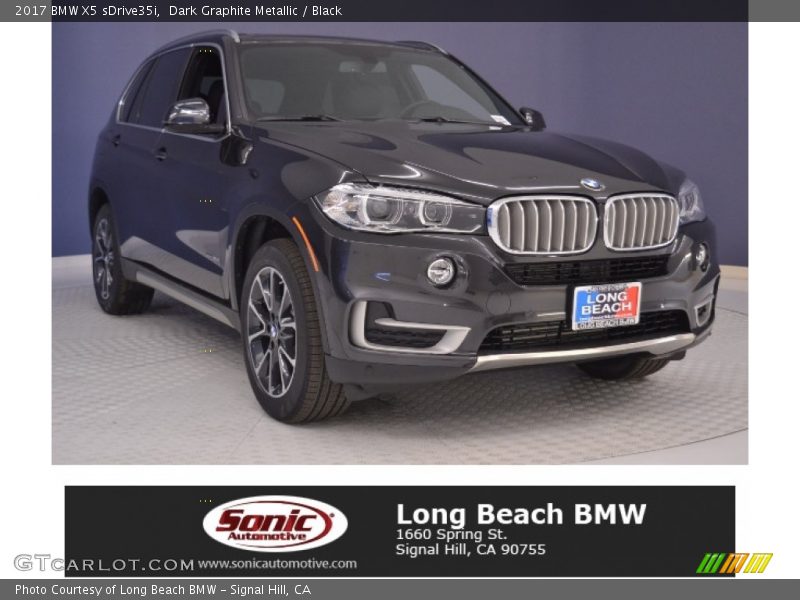 Dark Graphite Metallic / Black 2017 BMW X5 sDrive35i