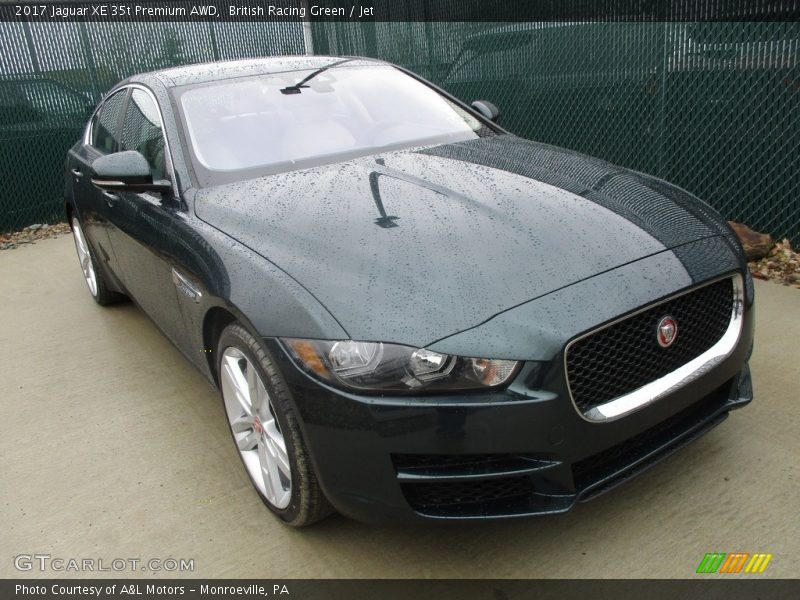 British Racing Green / Jet 2017 Jaguar XE 35t Premium AWD
