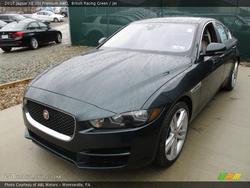 British Racing Green / Jet 2017 Jaguar XE 35t Premium AWD