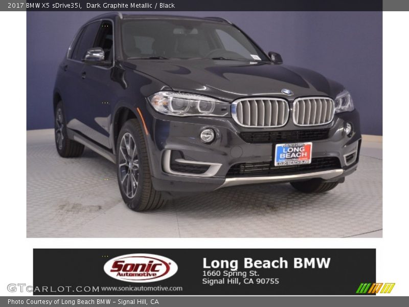 Dark Graphite Metallic / Black 2017 BMW X5 sDrive35i