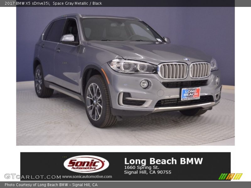 Space Gray Metallic / Black 2017 BMW X5 sDrive35i
