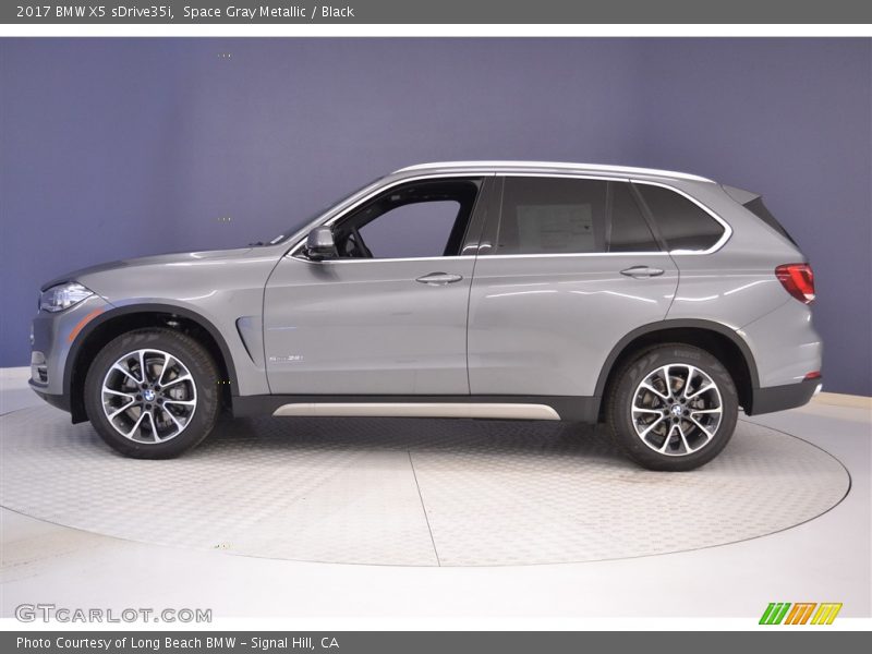 Space Gray Metallic / Black 2017 BMW X5 sDrive35i
