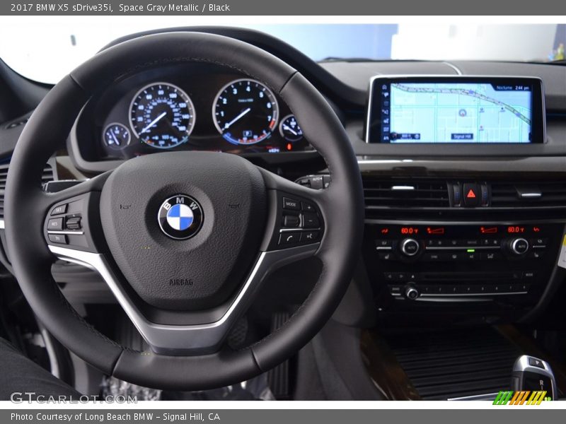 Space Gray Metallic / Black 2017 BMW X5 sDrive35i