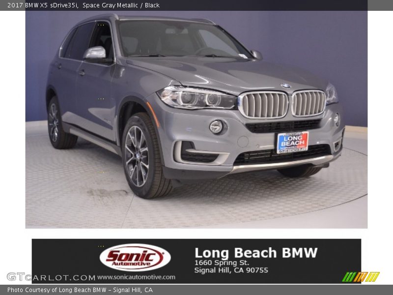 Space Gray Metallic / Black 2017 BMW X5 sDrive35i