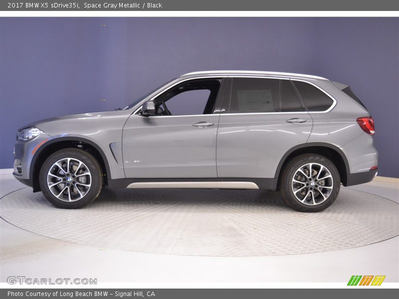 Space Gray Metallic / Black 2017 BMW X5 sDrive35i