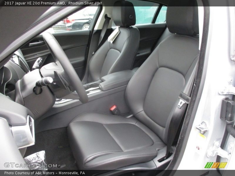 Rhodium Silver / Jet 2017 Jaguar XE 20d Premium AWD