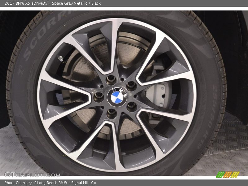 Space Gray Metallic / Black 2017 BMW X5 sDrive35i