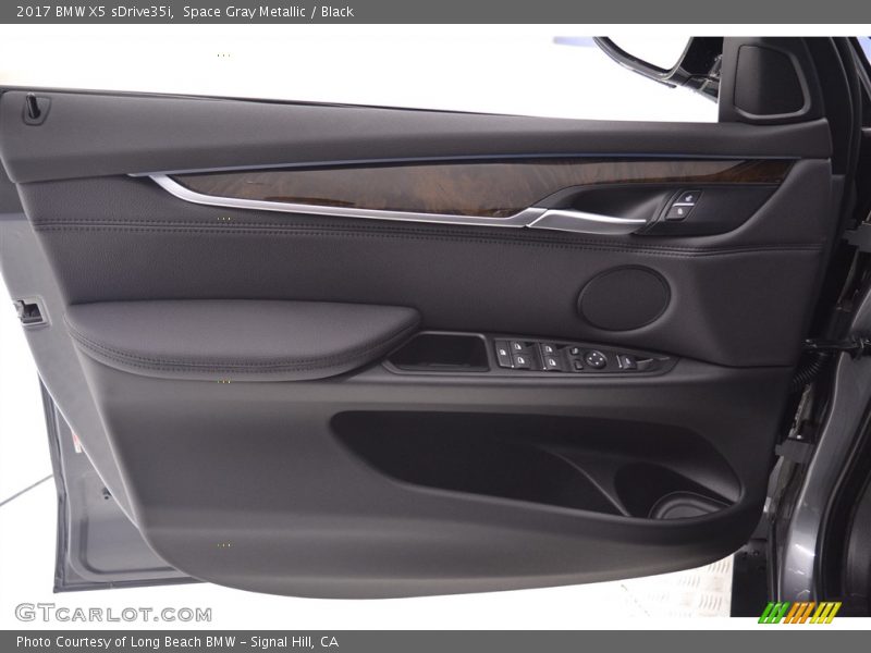 Space Gray Metallic / Black 2017 BMW X5 sDrive35i
