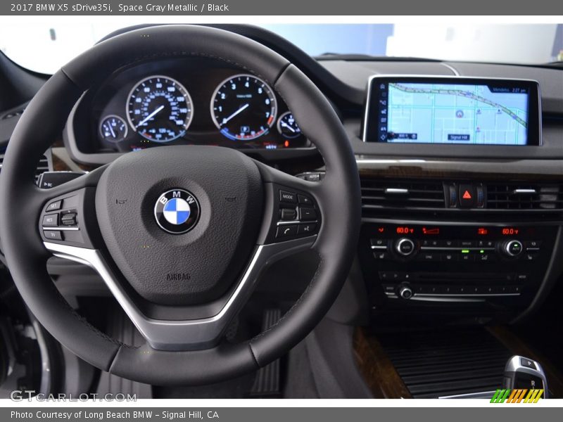 Space Gray Metallic / Black 2017 BMW X5 sDrive35i