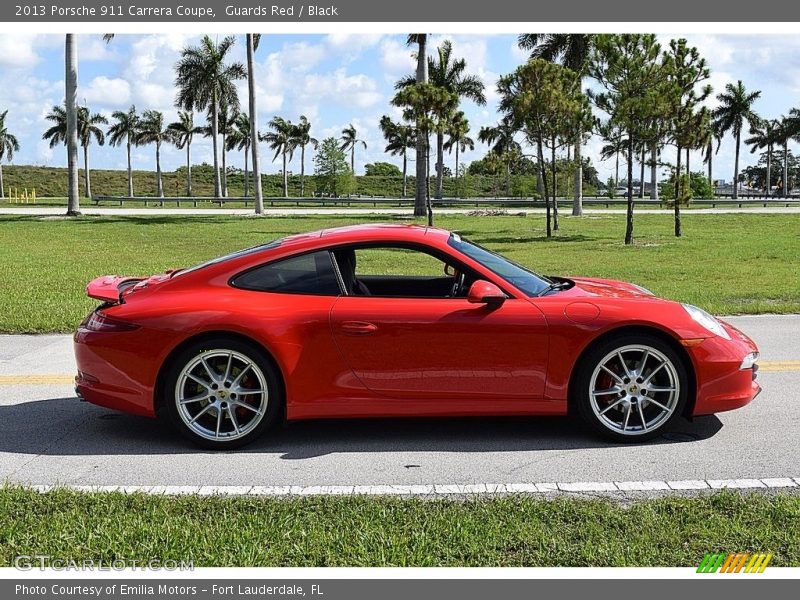 Guards Red / Black 2013 Porsche 911 Carrera Coupe