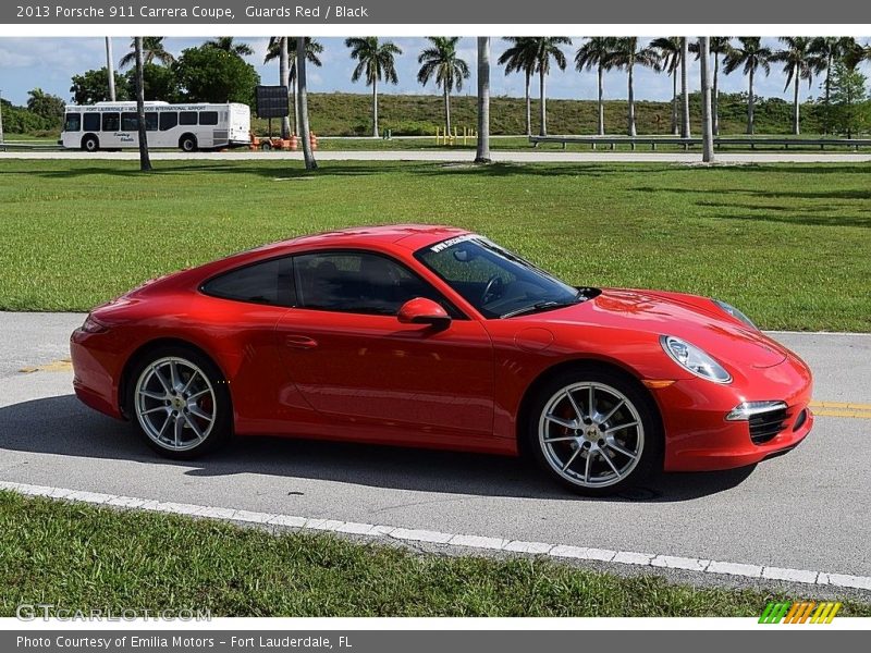 Guards Red / Black 2013 Porsche 911 Carrera Coupe