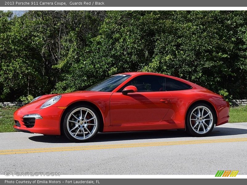 Guards Red / Black 2013 Porsche 911 Carrera Coupe