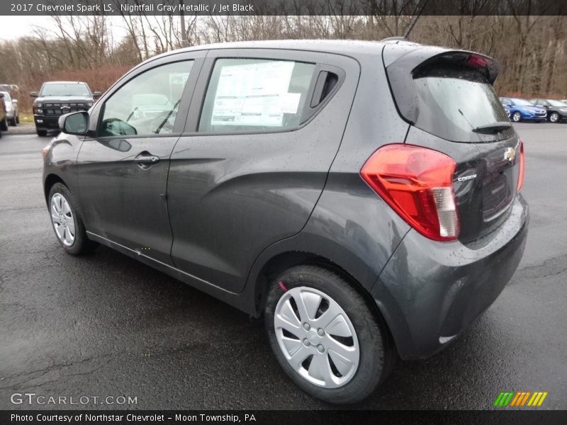 Nightfall Gray Metallic / Jet Black 2017 Chevrolet Spark LS